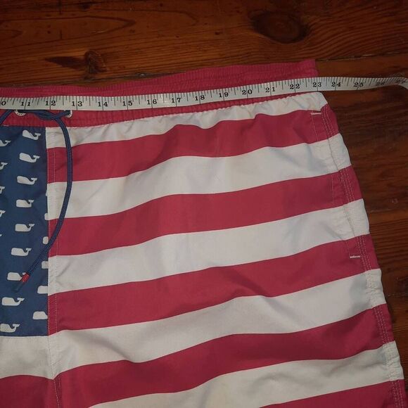 Vineyard Vines Chappy Swim Trunks American Flag XXL - Picture 6 of 6